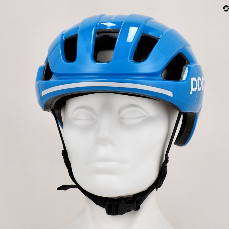 Casco da bici per bambini POC POCito Omne MIPS blu fluorescente 9