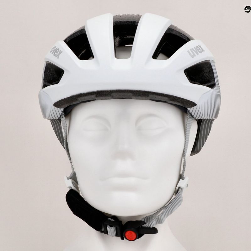 Casco da bicicletta da donna UVEX Rise CC WE bianco/grigio 12