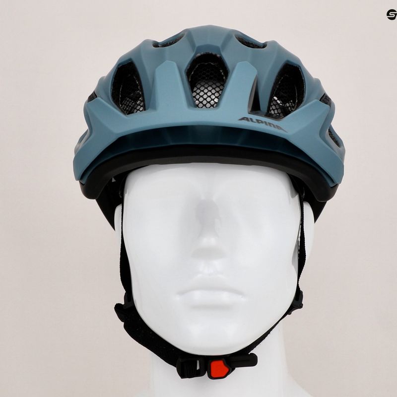 Casco da bici Alpina Carapax 2.0 dirt blu opaco 9
