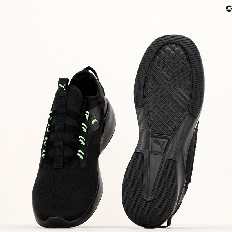 Scarpe da corsa da uomo PUMA Retaliate 2 nero/fizzy lime 13