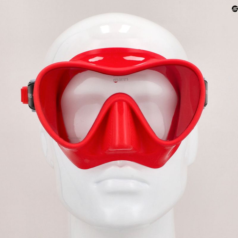 Maschera subacquea Mares rosso tropicale 8