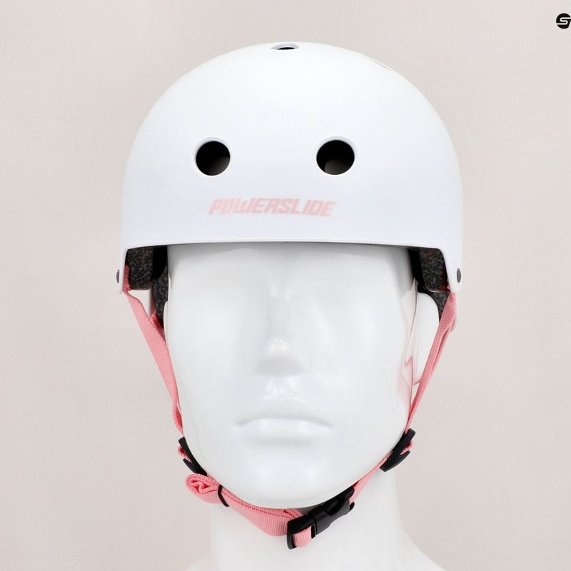 Casco Powerslide Urban bianco/rosa 13