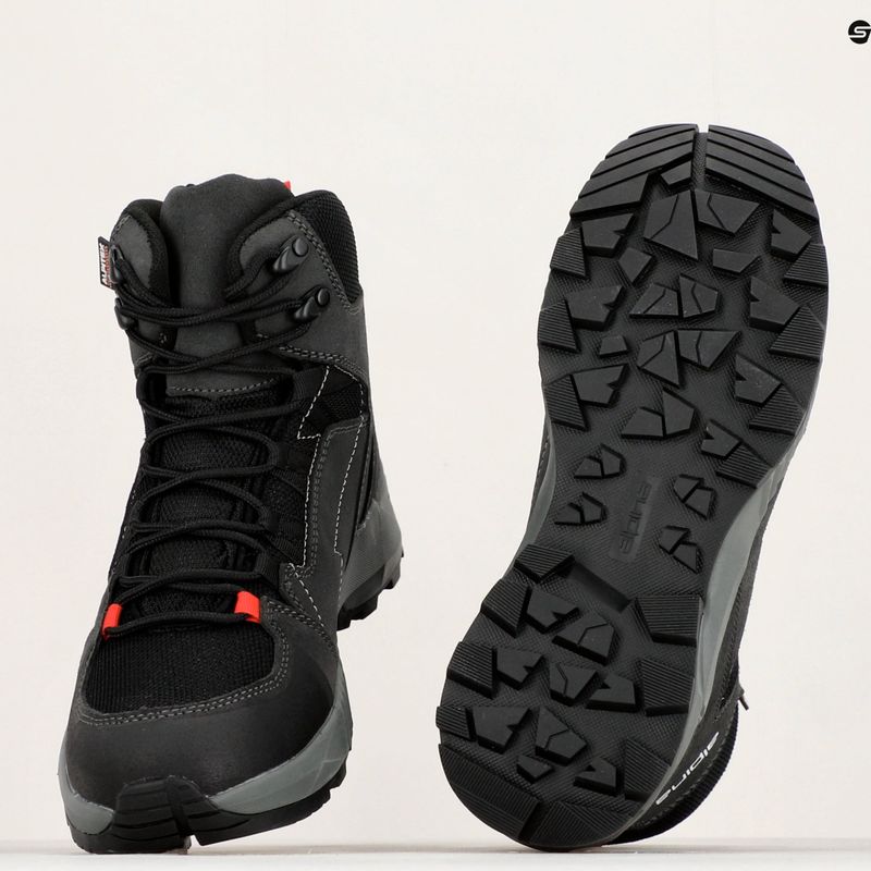 Alpina Tracker Mid, scarponi da trekking da uomo, nero/grigio 19