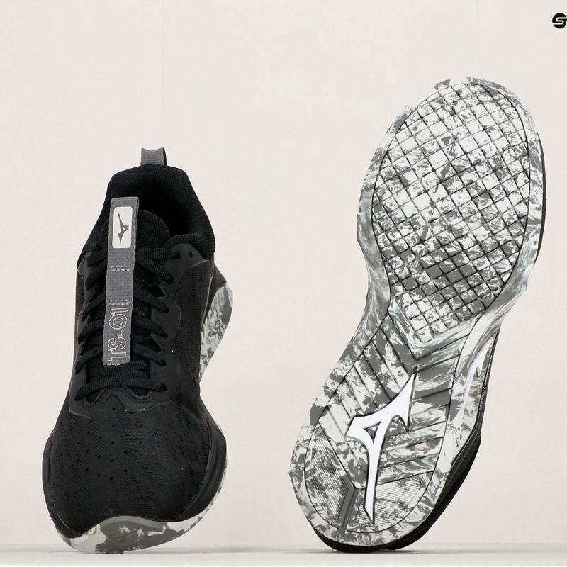 Scarpe da ginnastica da uomo Mizuno TS-01 nero/bianco/tinta unita 14