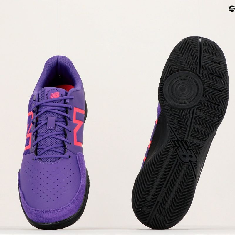 Scarpe da calcio New Balance da uomo Audazo V6 Command IN prism purple 18