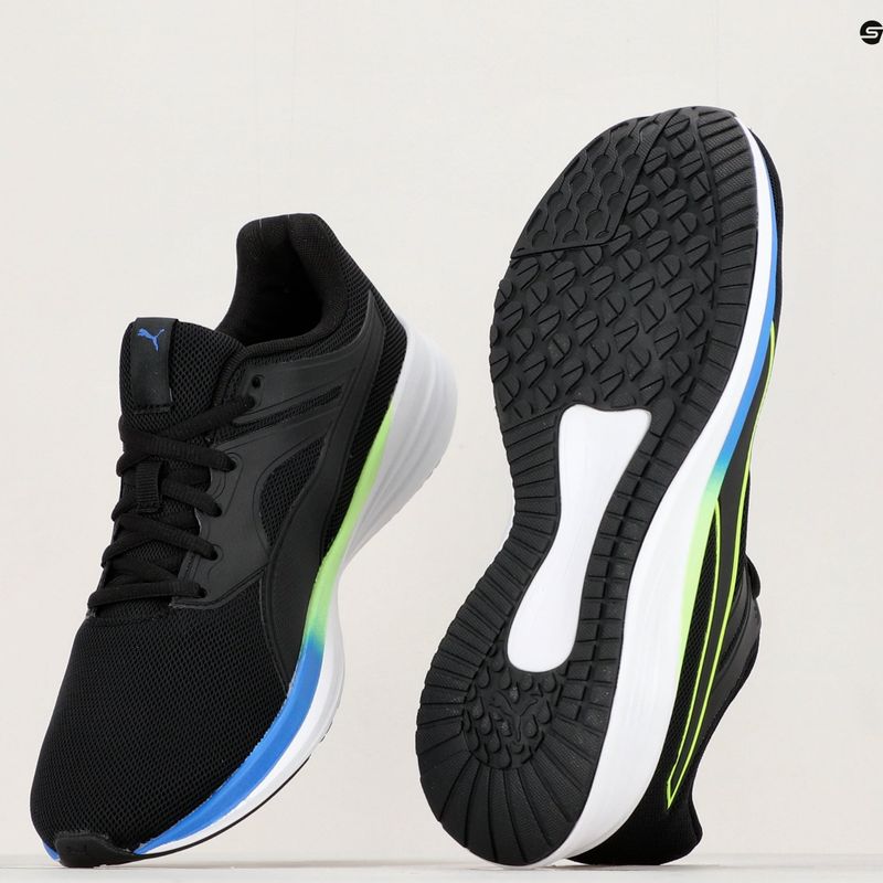 PUMA Transport scarpe da corsa puma nero/fizzy lime/royal sapphire 17