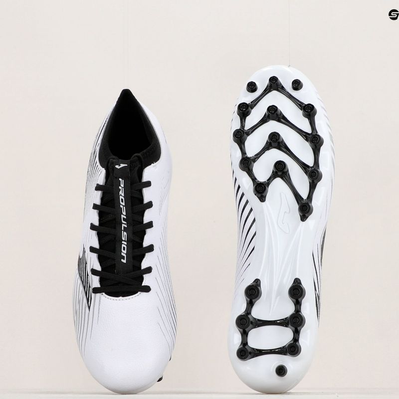 Scarpe da calcio Joma Propulsion Cup AG da uomo bianco/nero 12