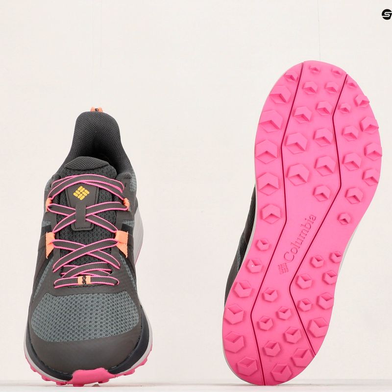 Scarpe da corsa Columbia Escape Pursuit Outdry grigio scuro/ geranio selvatico da donna 21