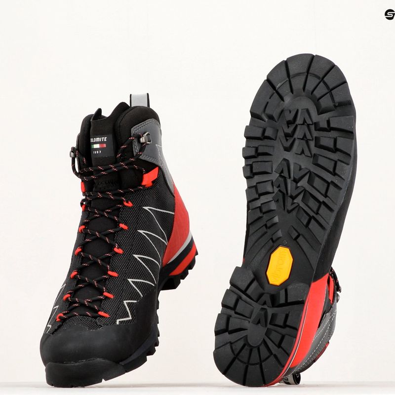 Scarpa da avvicinamento Dolomite Crodarossa Pro GTX 2.0 uomo nero/rosso fuoco 9