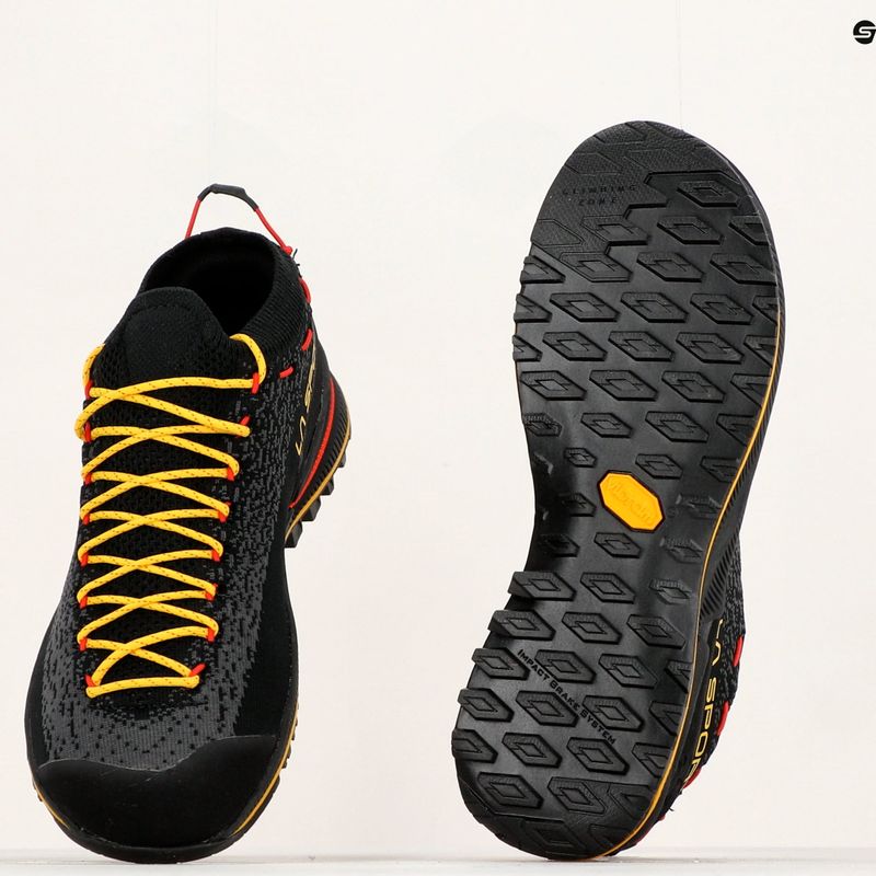 Scarpa da avvicinamento La Sportiva TX2 Evo uomo nero/giallo 10