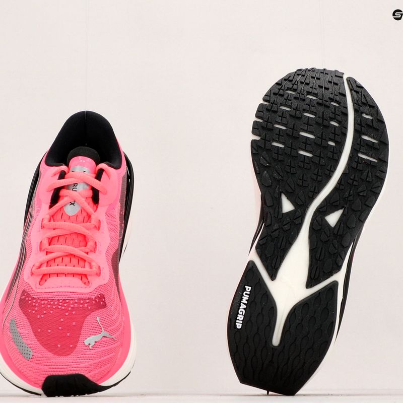 Scarpe da corsa donna PUMA Run XX Nitro Wns sunset glow/puma nero/argento 11