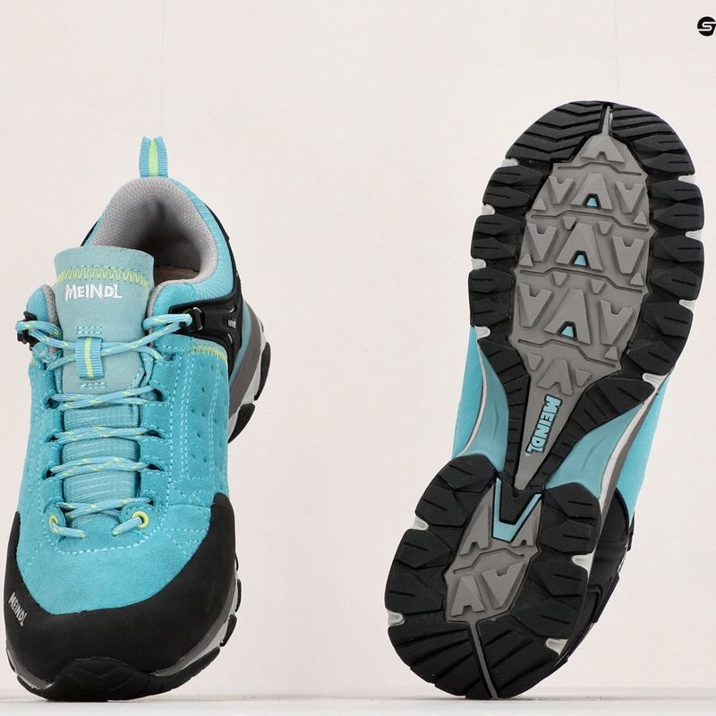 Scarpe da trekking da donna Meindl Ontario Lady acquamarina/limone 9