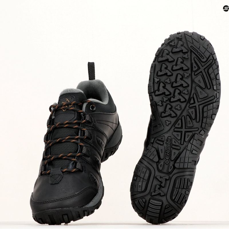 Columbia Woodburn II Waterproof stivali da trekking da uomo nero/caramello 11