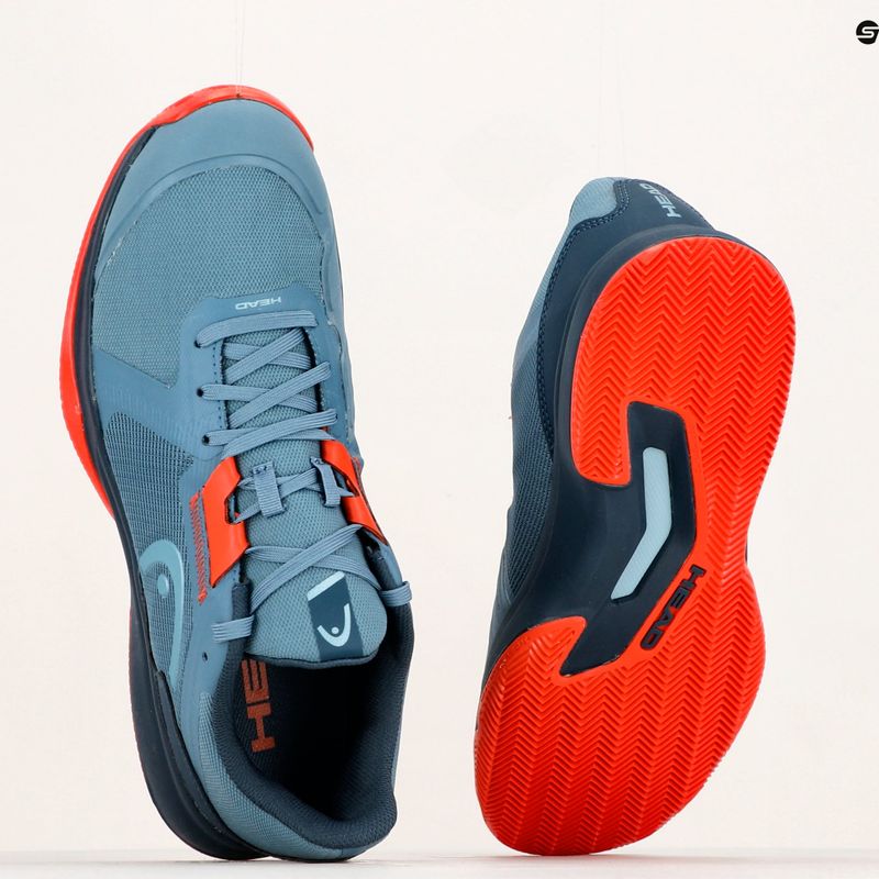 Scarpe da tennis HEAD da uomo Sprint Team 3.5 Clay bluestone/arancio 10