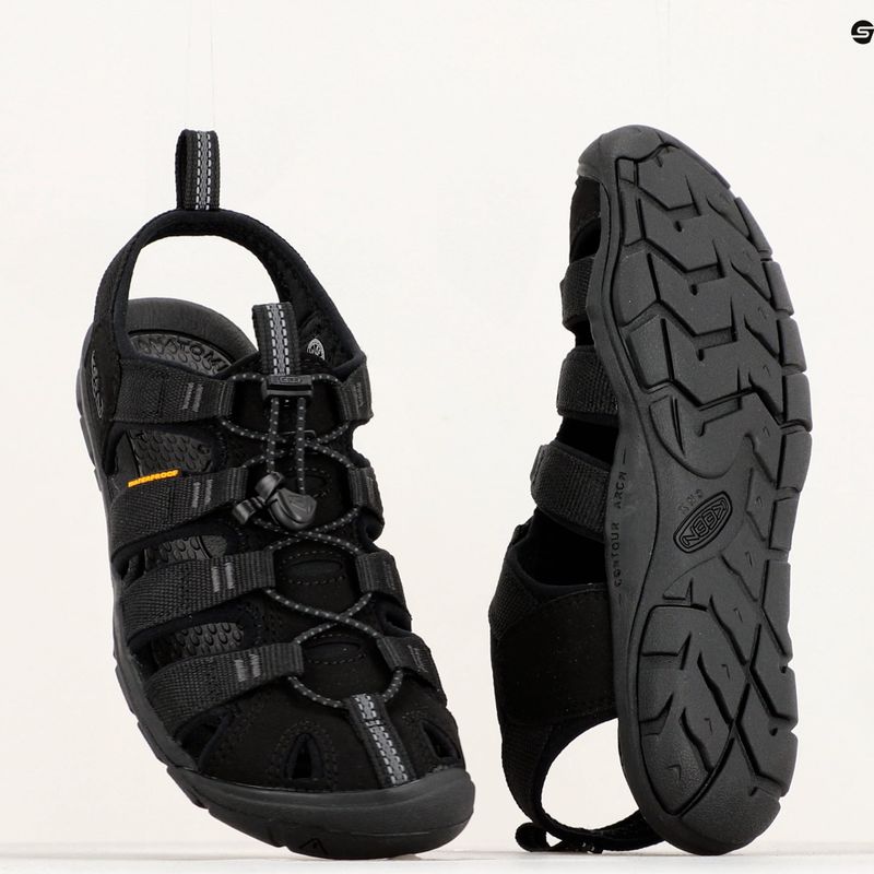 Sandali da trekking da donna KEEN Clearwater CNX nero/nero 16