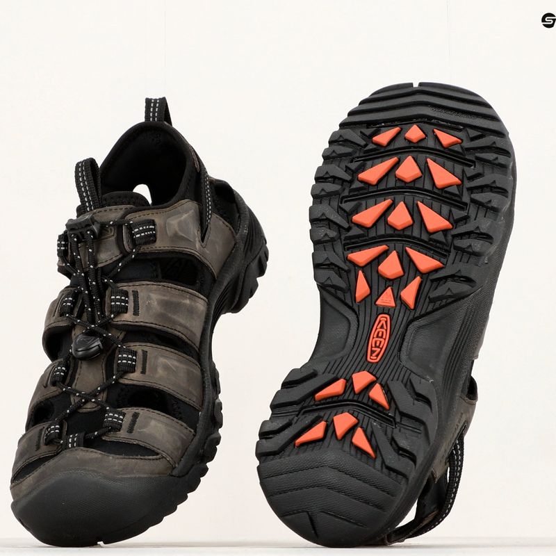KEEN Targhee III sandali da uomo grigio/nero 10