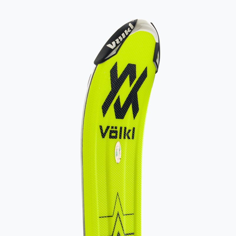 Sci da discesa per bambini Völkl RACETIGER Junior + Attacchi 4.5 VMotion Jr. giallo/nero 8