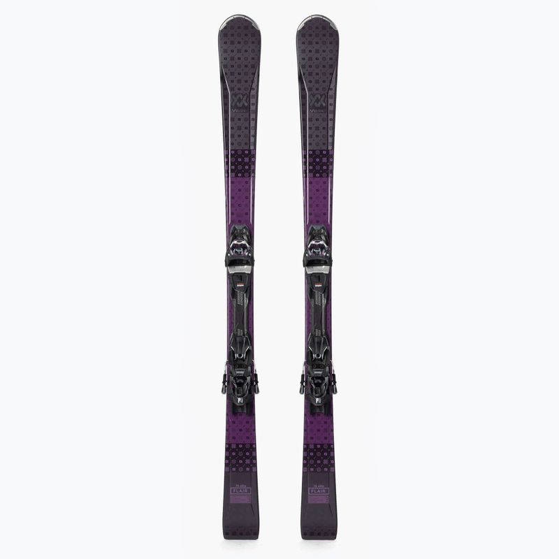 Sci da discesa da donna Völkl FLAIR 76 Elite + attacchi VMotion 10 GW Lady nero/viola 5