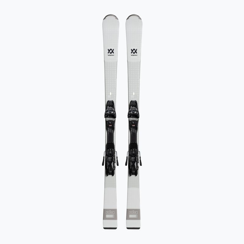 Sci da discesa femminile Völkl Flair Sc + attacchiVMotion3 bianco
