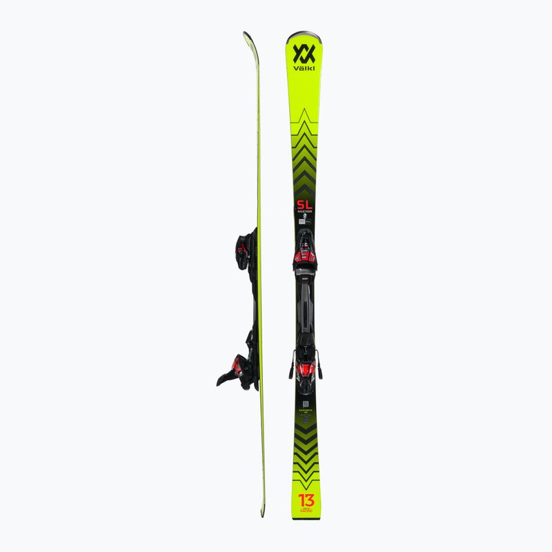 Sci da discesa Völkl Racetiger SL + attacchi RMotion 3 12 GW giallo/nero 2