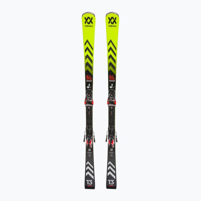 Sci da discesa Völkl Racetiger SL Master + attacchi XComp 16 GW giallo/nero