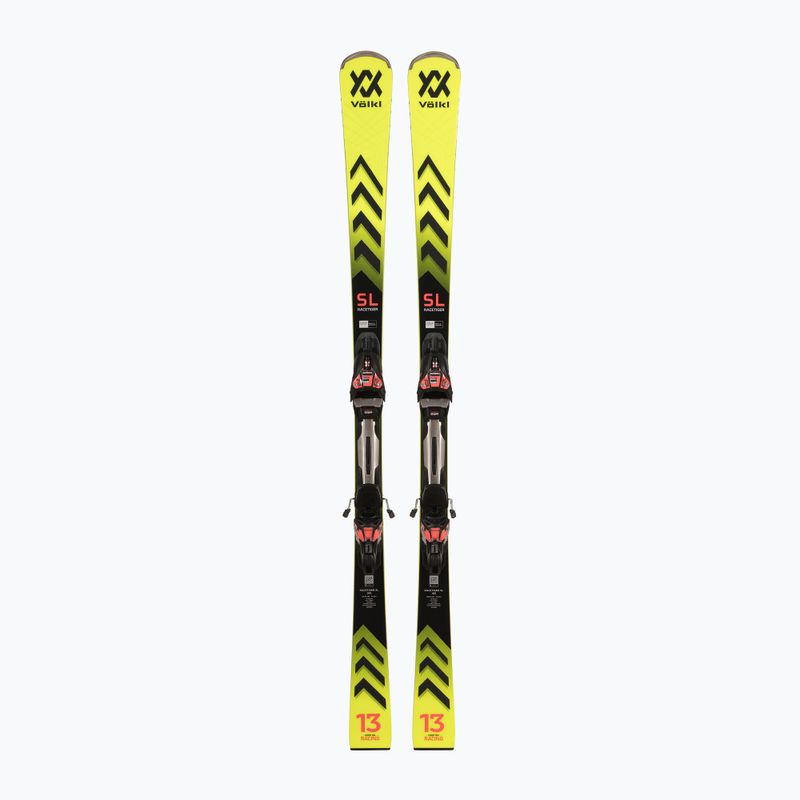 Sci da discesa Völkl Racetiger SL + attacchi rMotion3 12 GW giallo/nero