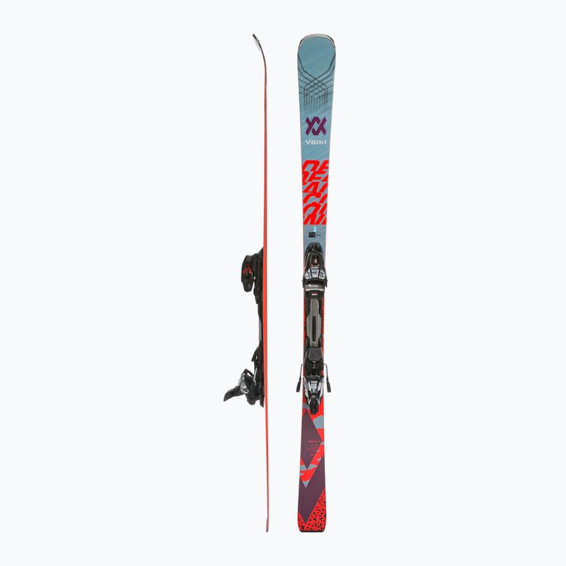 Sci da discesa Völkl Deacon 72 + attacchi RMotion3 12 GW blu chiaro/rosso fluo/rosso perla 2