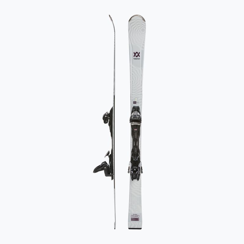 Sci da discesa da donna Völkl Flair 76 Elite + attacchi vMotion 10 GW bianco/bordeaux 2