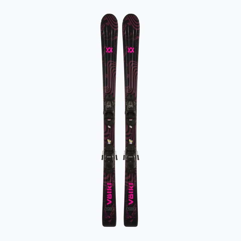 Sci da discesa per bambini Völkl Flair Jr + Attacchi 4.5 VMotion Jr Lady 80-90 cm