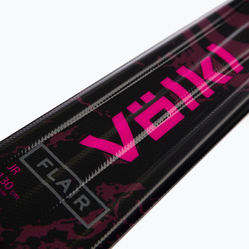 Sci da discesa per bambini Völkl Flair Jr + Attacchi 4.5 VMotion Jr Lady 100-120 cm 5