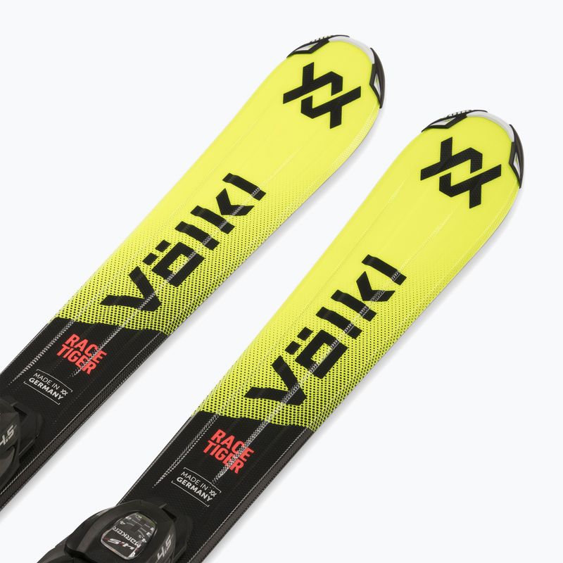 Sci alpini da bambino + attacchi Völkl Racetiger Jr Yellow+7.0 VMotion Jr 130-160 cm 4