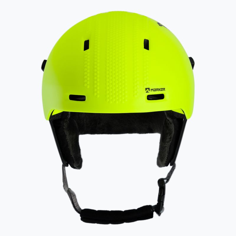 Casco da sci per bambini Marker Bino giallo con decalcomania acqua 2