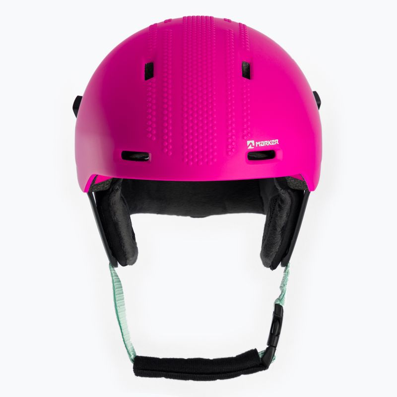 Casco da sci per bambini Marker Bino rosa con decalcomania acqua 2