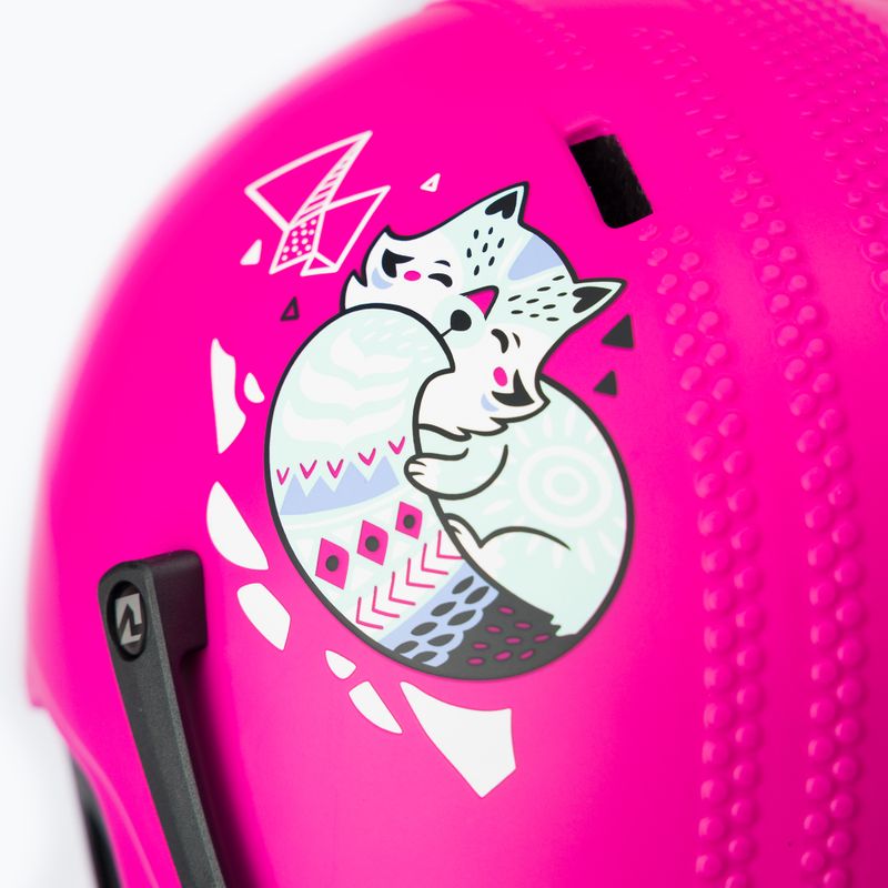 Casco da sci per bambini Marker Bino rosa con decalcomania acqua 8