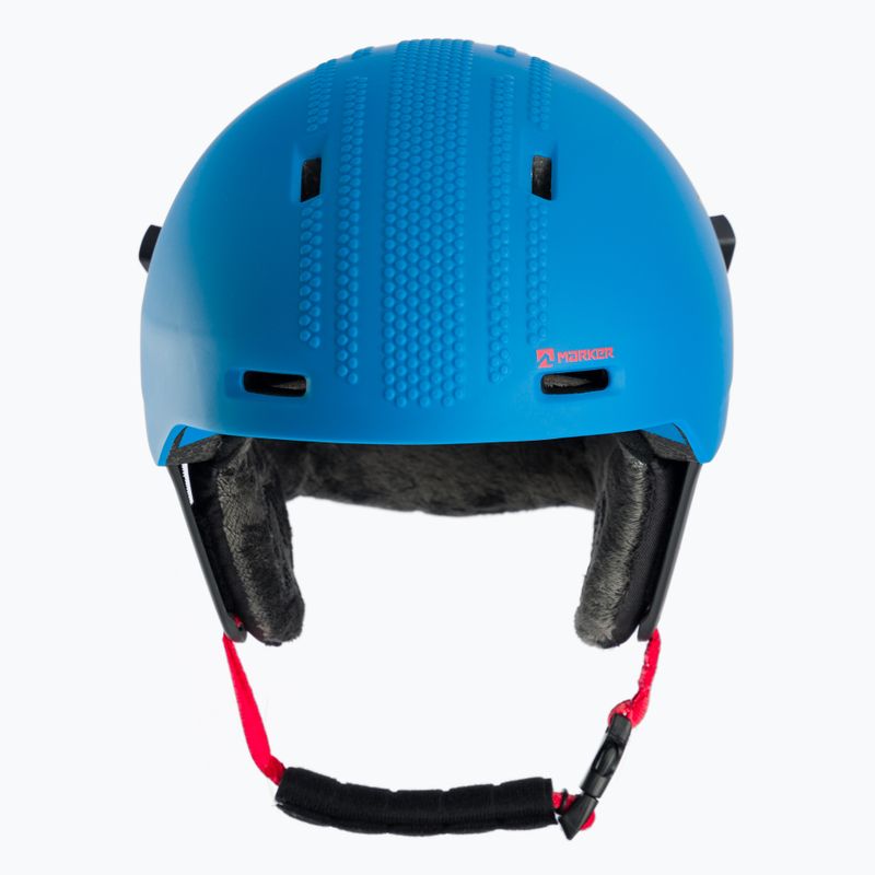 Casco da sci per bambini Marker Bino blu con decalcomania acqua 2