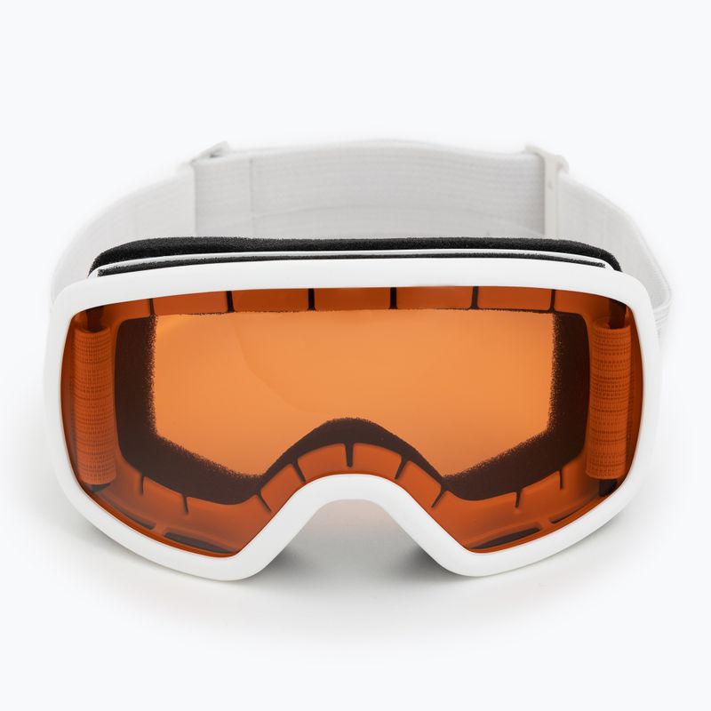 Occhiali da sci per bambini Marker 4:3 neve bianco/arancio chiarezza 2