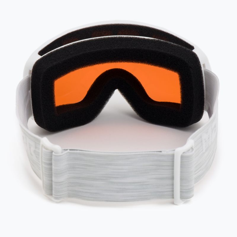 Occhiali da sci per bambini Marker 4:3 neve bianco/arancio chiarezza 3