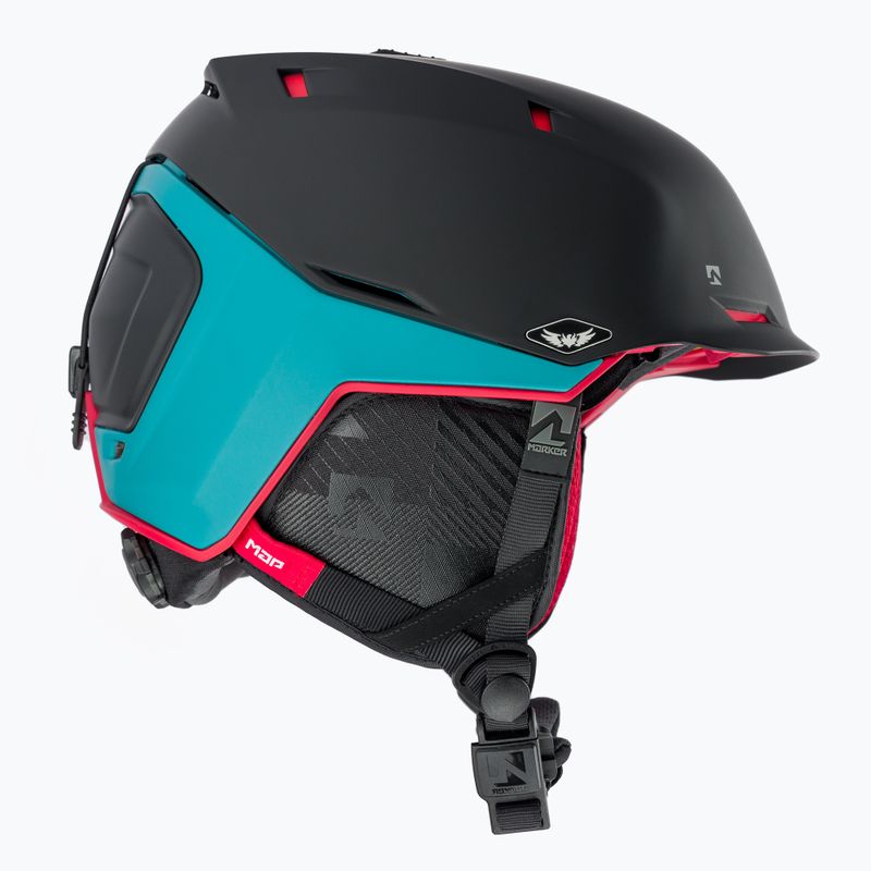 Casco da sci Marker Phoenix2 MIPS nero/blu metallizzato/rosso 4