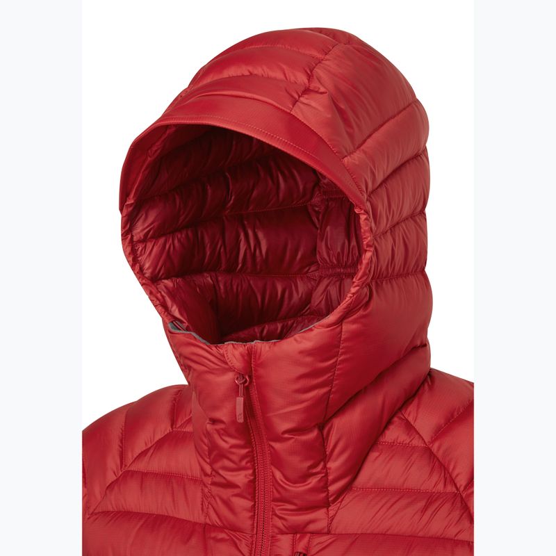 Piumino da donna Rab Microlight Alpine ascent rosso 4