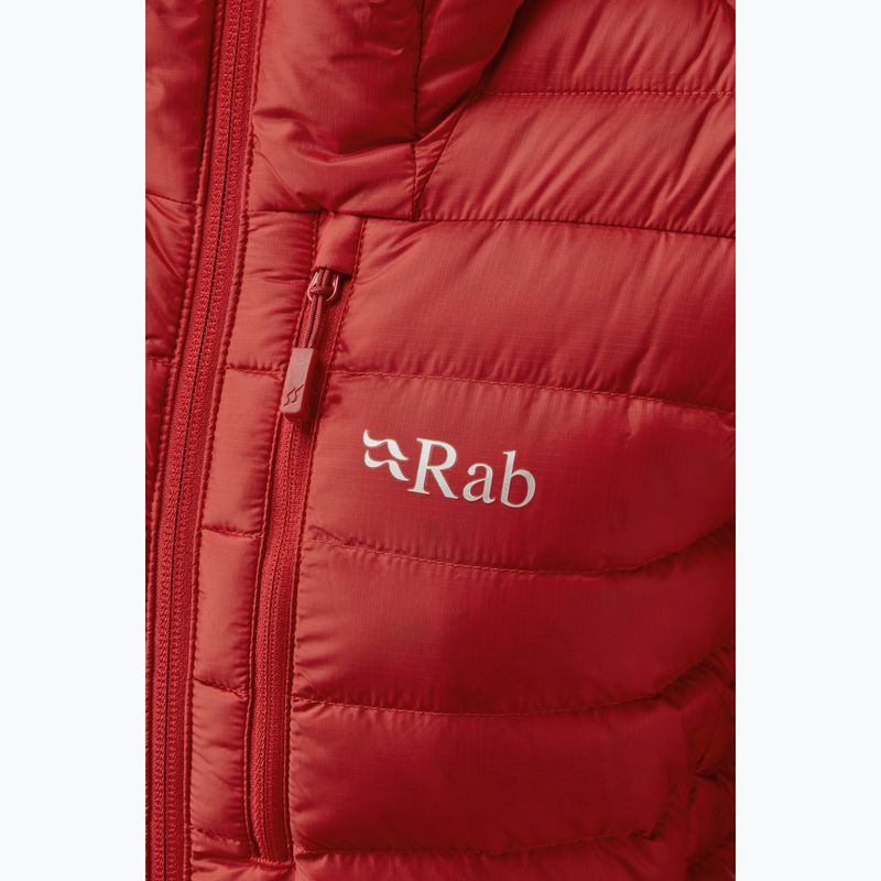 Piumino da donna Rab Microlight Alpine ascent rosso 5