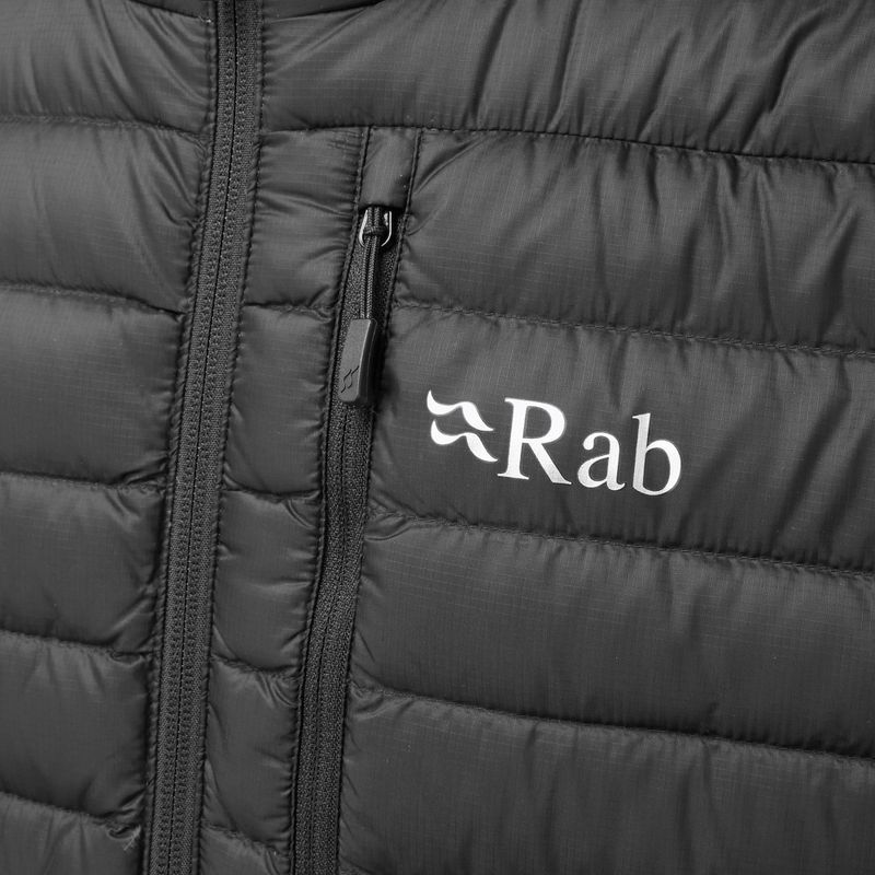 Piumino da uomo Rab Microlight nero 4