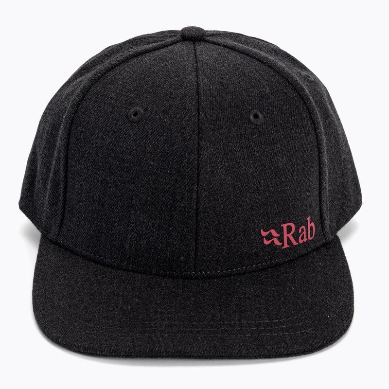 Cappello da baseball con logo Rab Flatiron in ebano marl 4