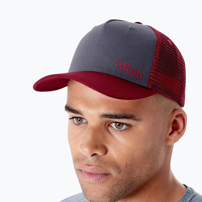 Cappello da baseball in acciaio con logo Rab Trucker 6