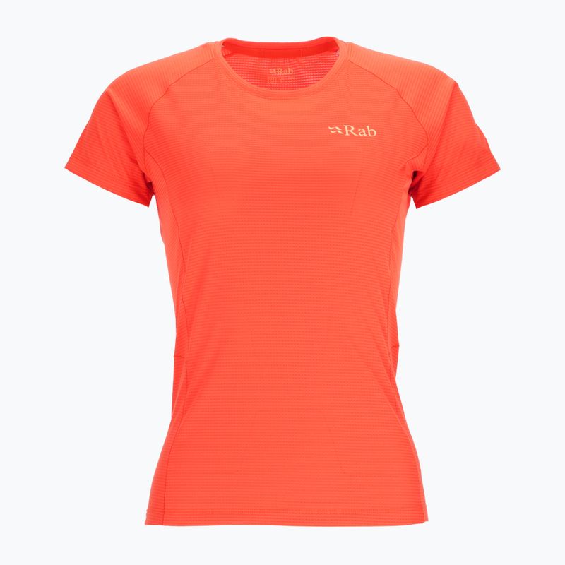 Maglietta da trekking da donna Rab Sonic red grapefruit 4