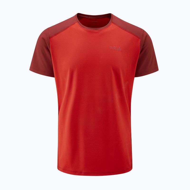 Maglietta Rab Force ascent red/oxblood red da uomo 5