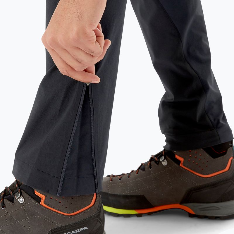 Pantaloni softshell da uomo Rab Torque Mountain beluga/nero 6