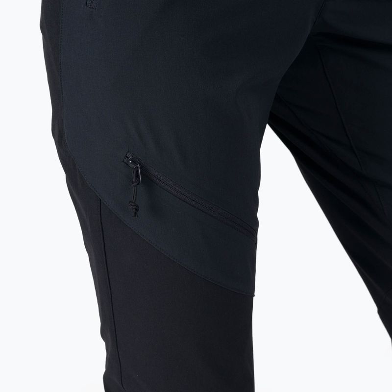 Pantaloni softshell da donna Rab Torque Mountain beluga/nero 5