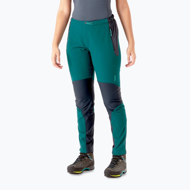 Pantaloni da donna Rab Torque verde sagano