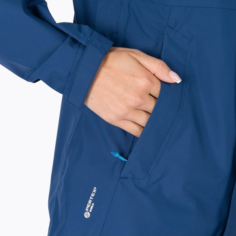 Giacca da pioggia da donna Rab Downpour Eco nightfall blu 5