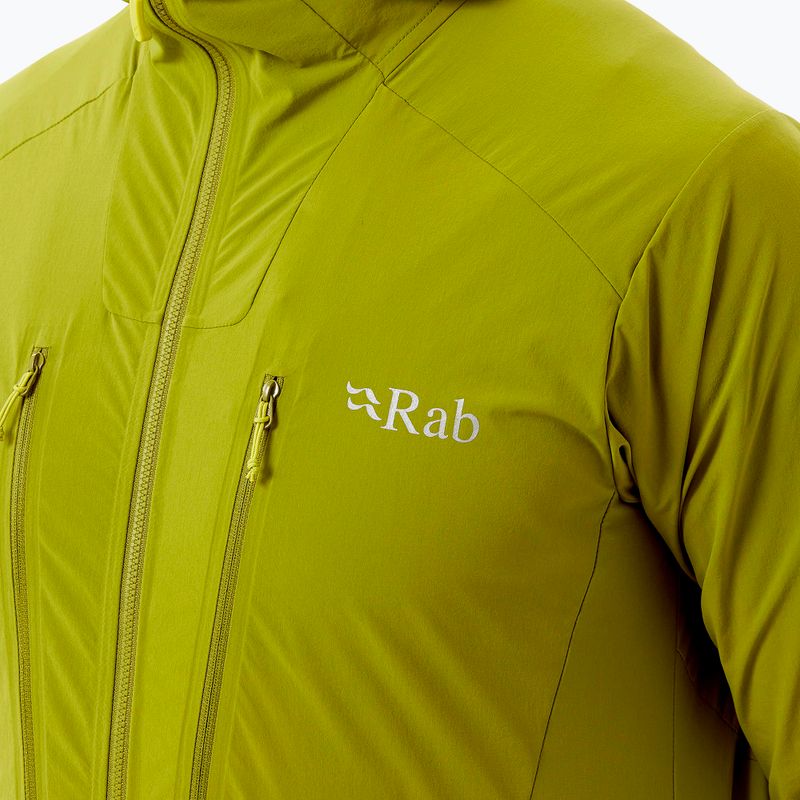 Giacca softshell da uomo Rab Borealis verde aspen 4